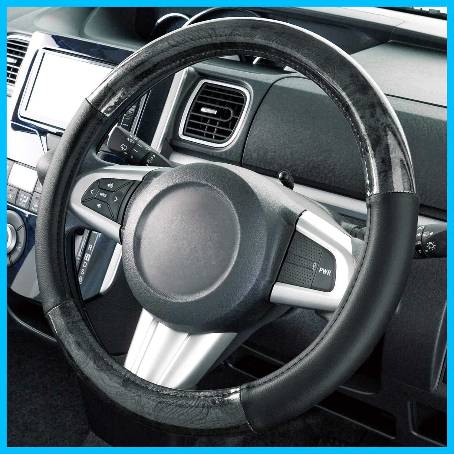 NEXVOG 車用ステアリングホイール クロームカバートリム交換品、 5 GT