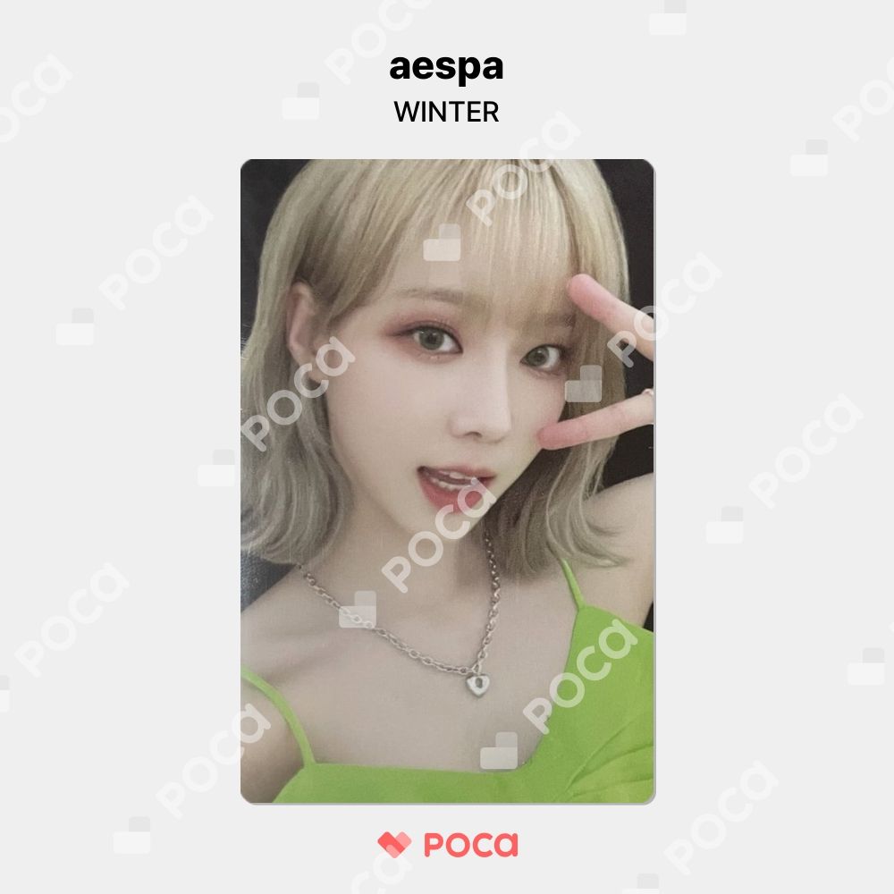 aespa ウィンター トレカ MY SYNK. aespa SPECIAL AR TICKET SET