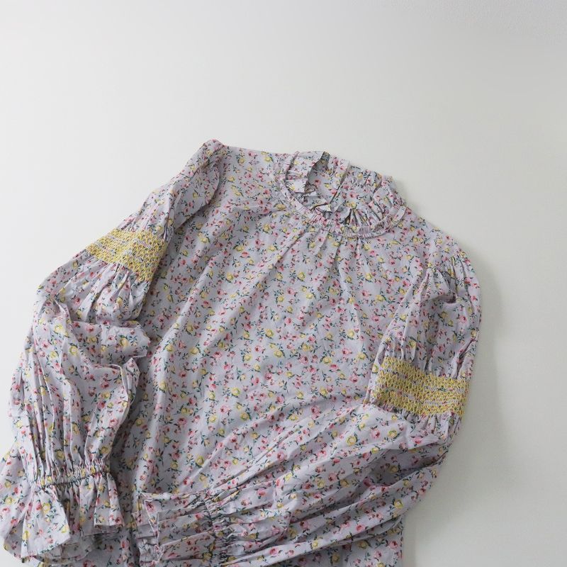 ジェーンマープル ドンルサロン Jane Marple Dans Le Salon 美品 2022SS Raining rosebuds パフスリーブブラウス M【2400013516457】 ジェーンマープル ドンルサロン Jane Marple Dans Le Salon 美品