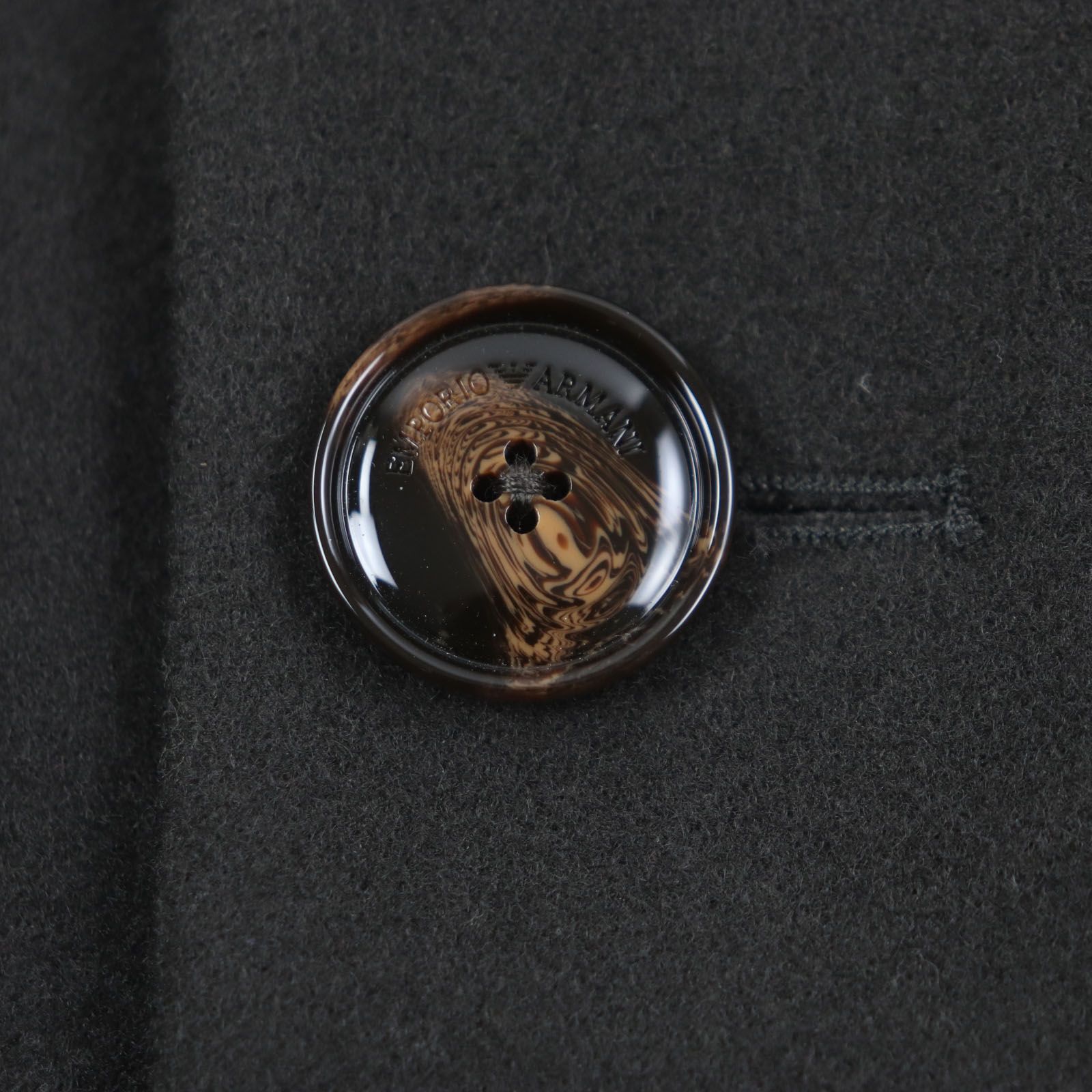 極美品▽EMPORIO ARMANI エンポリオ アルマーニ バージンウール80