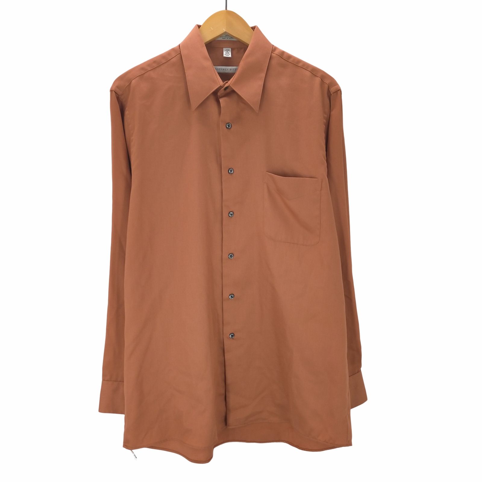 GEOFFREY BEENEサテンシャツ 90s ジェフリービーン GEOFFREY BEENE 90S エジプト製 サテンシャツ