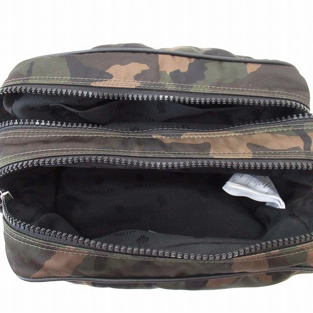 ⭐︎美品⭐︎モンクレール BEAUTY 2 ZIP ポーチ 総柄 16aw モンクレール MONCLER BEAUTY 2 ZIP BEAUTY CASE カモフラ