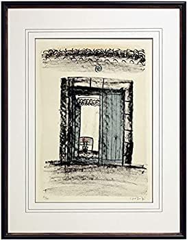 【中古】 香月泰男 司教の家 石版画集グランカナリアより 石版画 (リトグラフ)
