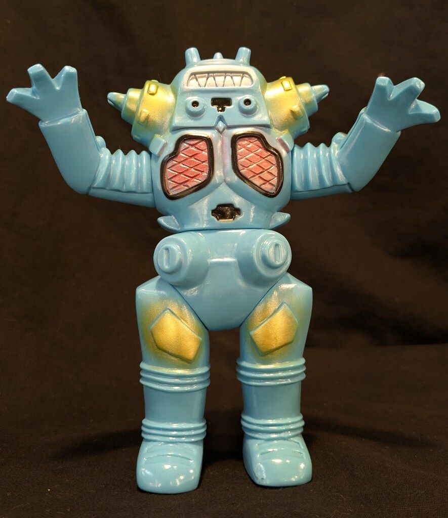 マーミット 世紀の大怪獣シリーズ/ビニパラベビー キングジョー 水色成型