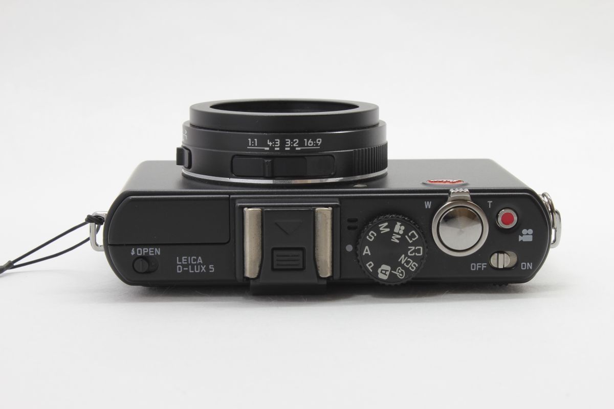 動作良品】ライカ LEICA D-LUX5 ブラック 動作確認済 バッテリー