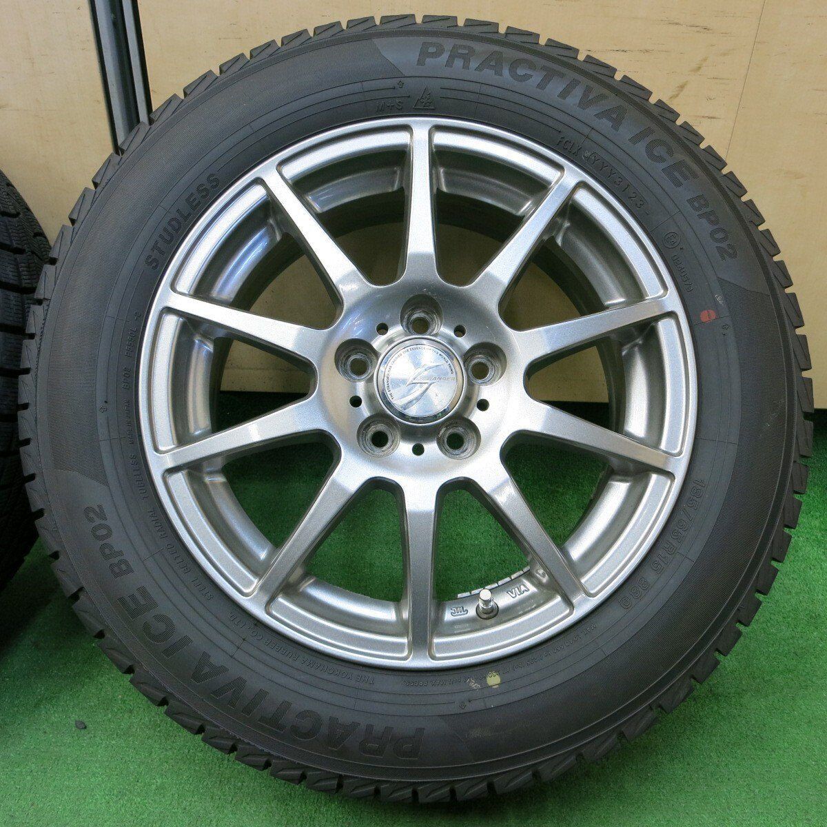 プラクティバ　アイス　bp02 195/65r15 23年製　超バリ山　美品 楽天市場】195/65R15 イエローハット PRACTIVA ICE BP02 PRD