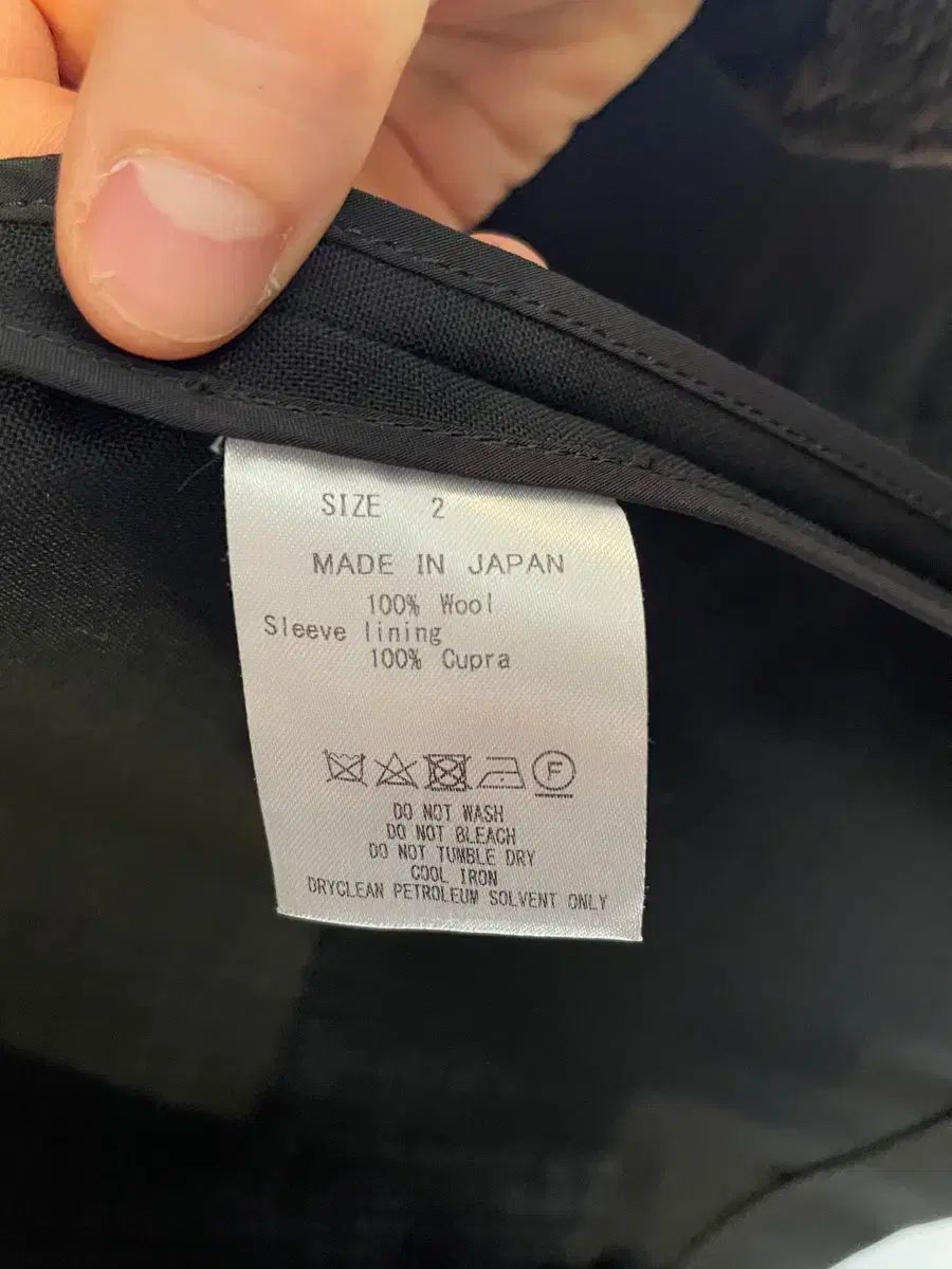 マーカmarkaウールトロピカルワッシャースポーツジャケット3ネイビー