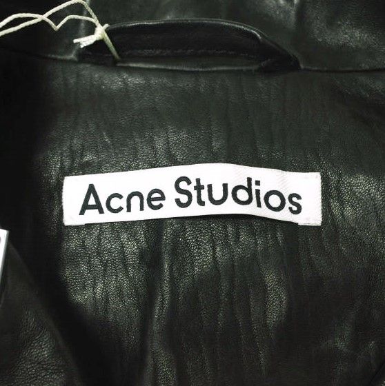 新品 Acne Studios アクネストゥディオズ DISTRESSED LEATHER JACKET
