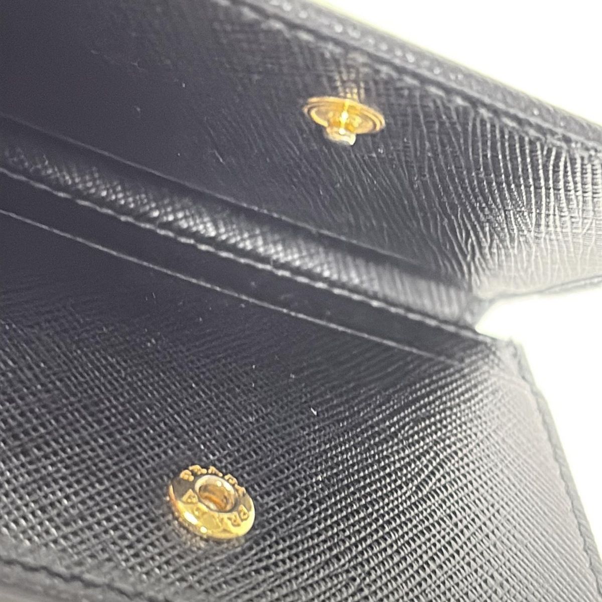 PRADA(プラダ) 名刺入れ - 1MC945 黒 レザー - メルカリ