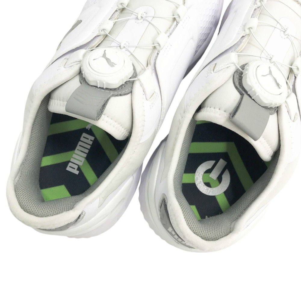 PUMA GOLF プーマゴルフ 2023年 376080  IGNITE ELEVATE DISC イグナイト BOA ゴルフシューズ  ホワイト系 25.5 [240101485403] ゴルフウェア メンズ ストスト PUMA GOLF プーマゴルフ 2023年 376080 IGNITE ELEVATE DISC