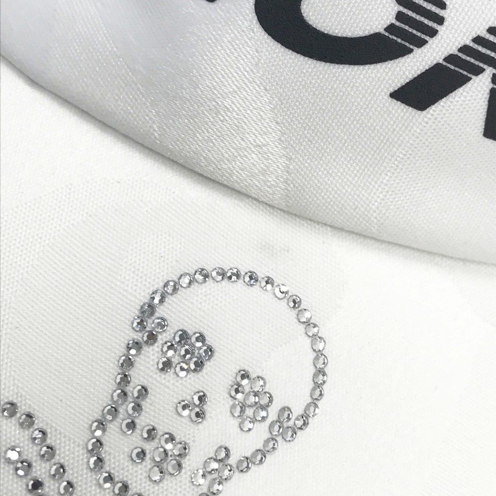 【超特価sale開催！】 MARK-LONA マークアンドロナ サンバイザー ストーンスカル 迷彩 カモフラ柄 ホワイト系 240101516261 ゴルフウェア ストスト