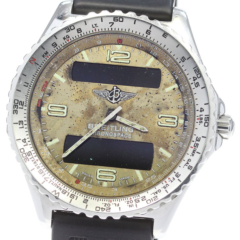 ジャンクブライトリング BREITLING A56012.1 クロノスペース クォーツ 
