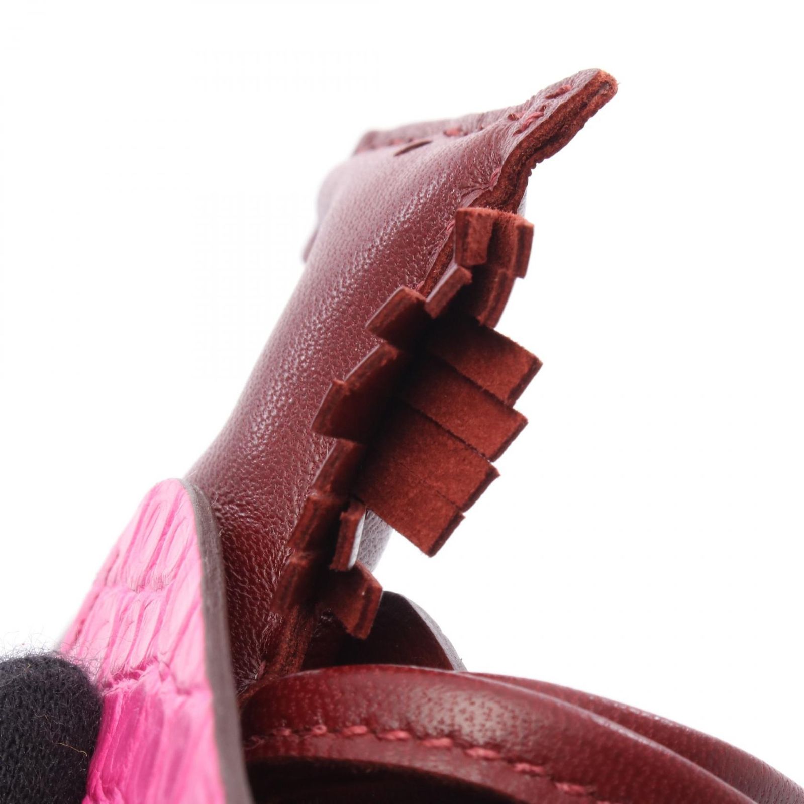 HERMESエルメス ペガサスタッチpm ルージュH x ローズショッキング素敵 エルメス<br>ロデオ ペガサス PM タッチ<br>チャーム<br
