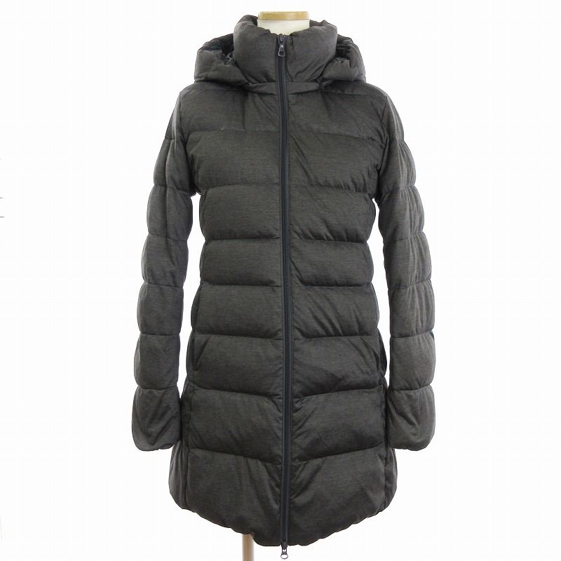 ユニクロ UNIQLO シームレス ダウン ショートコート 211-128218 グレー M