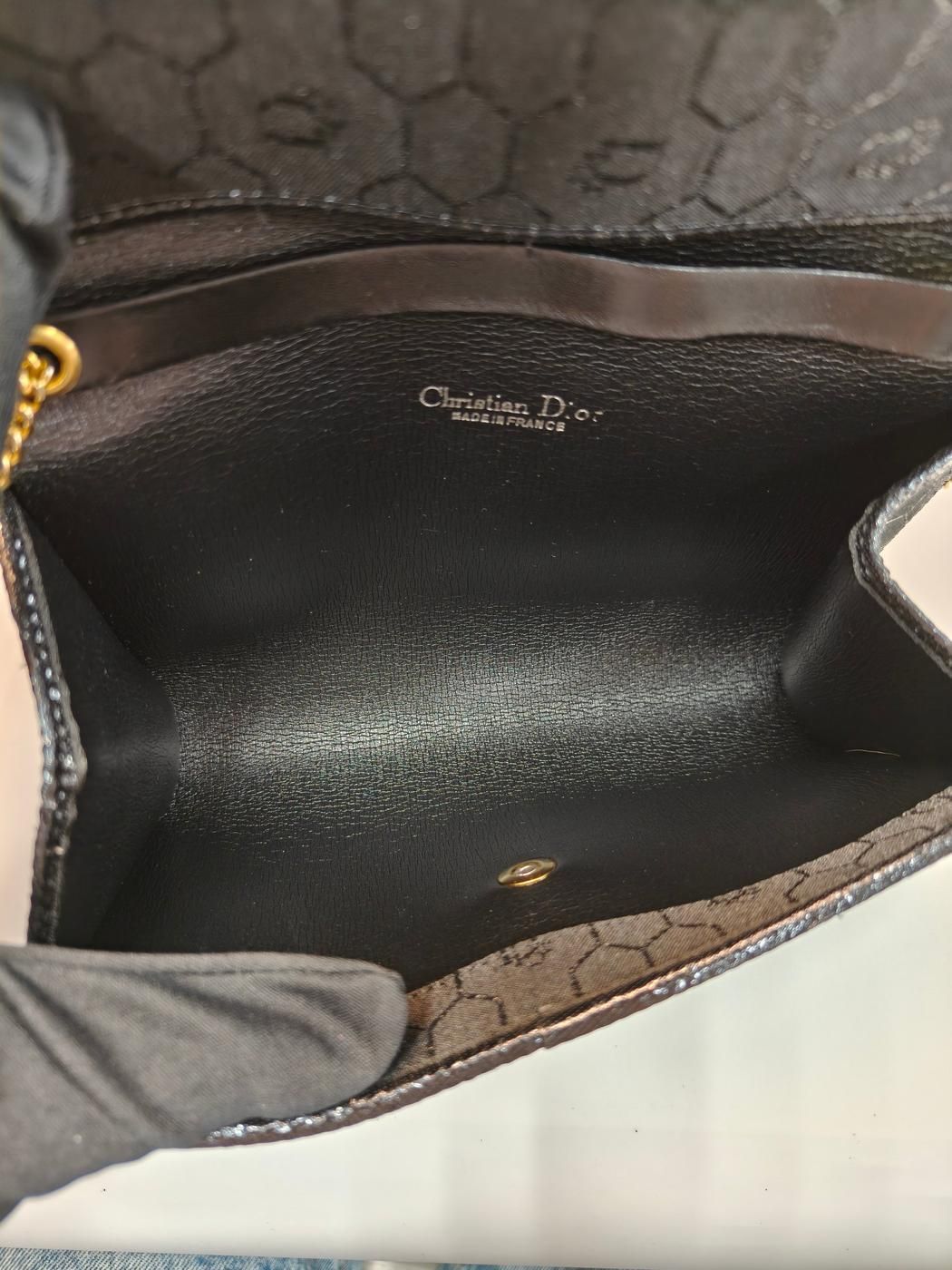 Dior ディオール ヴィンテージ ハニカム柄 ショルダーバッグ