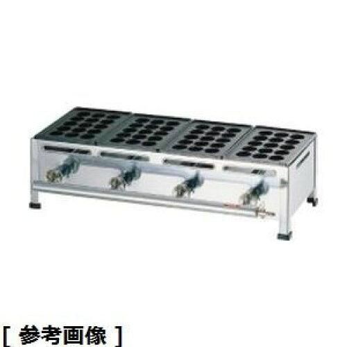3営業日で発送 荒木金属 Arakikinzoku 関西式たこ焼器 １５穴 ３枚掛ＬＰガス GTK224
