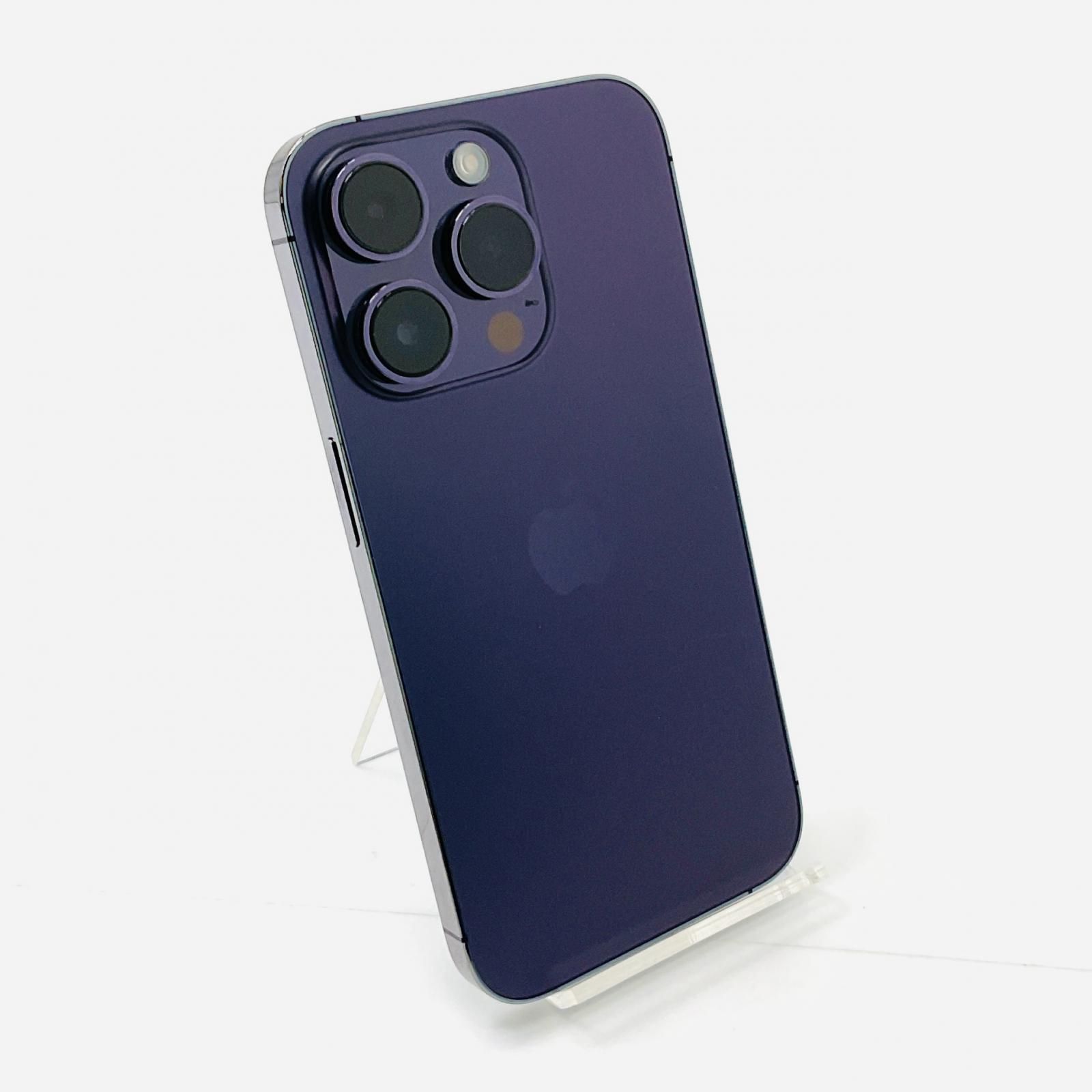 【全額返金保証】【最速発送】Apple iPhone 14 Pro 128GB ディープパープル SIMフリー 84% 動作確認済