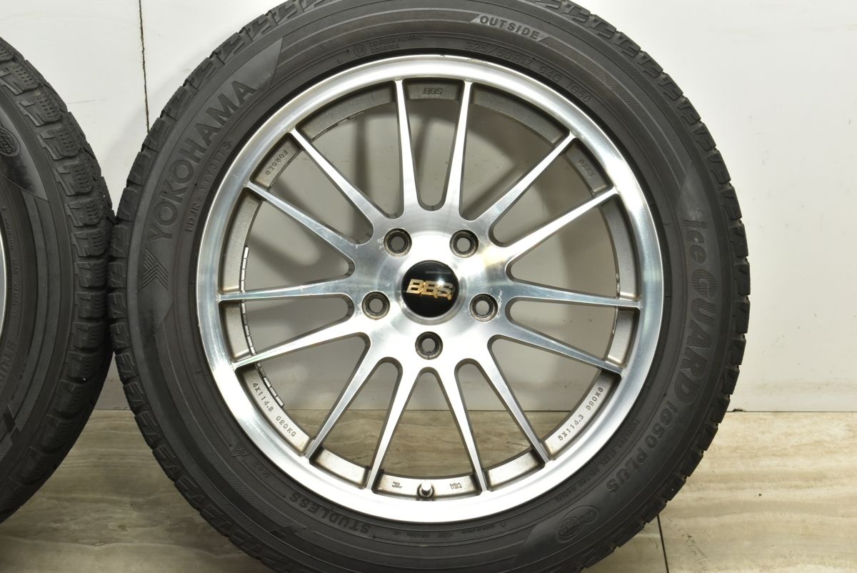 BBS ホイール タイヤ RD155 17インチ PCD 114.3　オフセット7J +53 BBS ホイール タイヤ RD155 17インチ PCD 114.3 オフセット7J +53