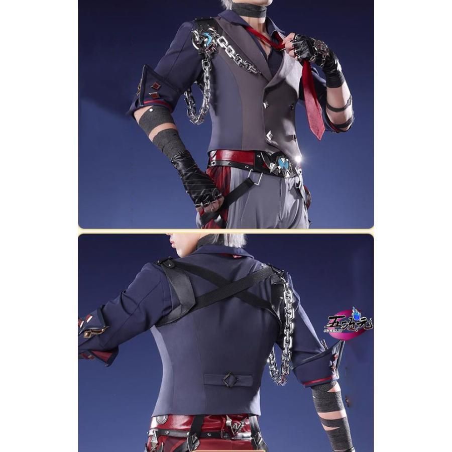 新発売 三分妄想 原神 コスプレ リオセスリ 衣装 ※ウィッグ 靴