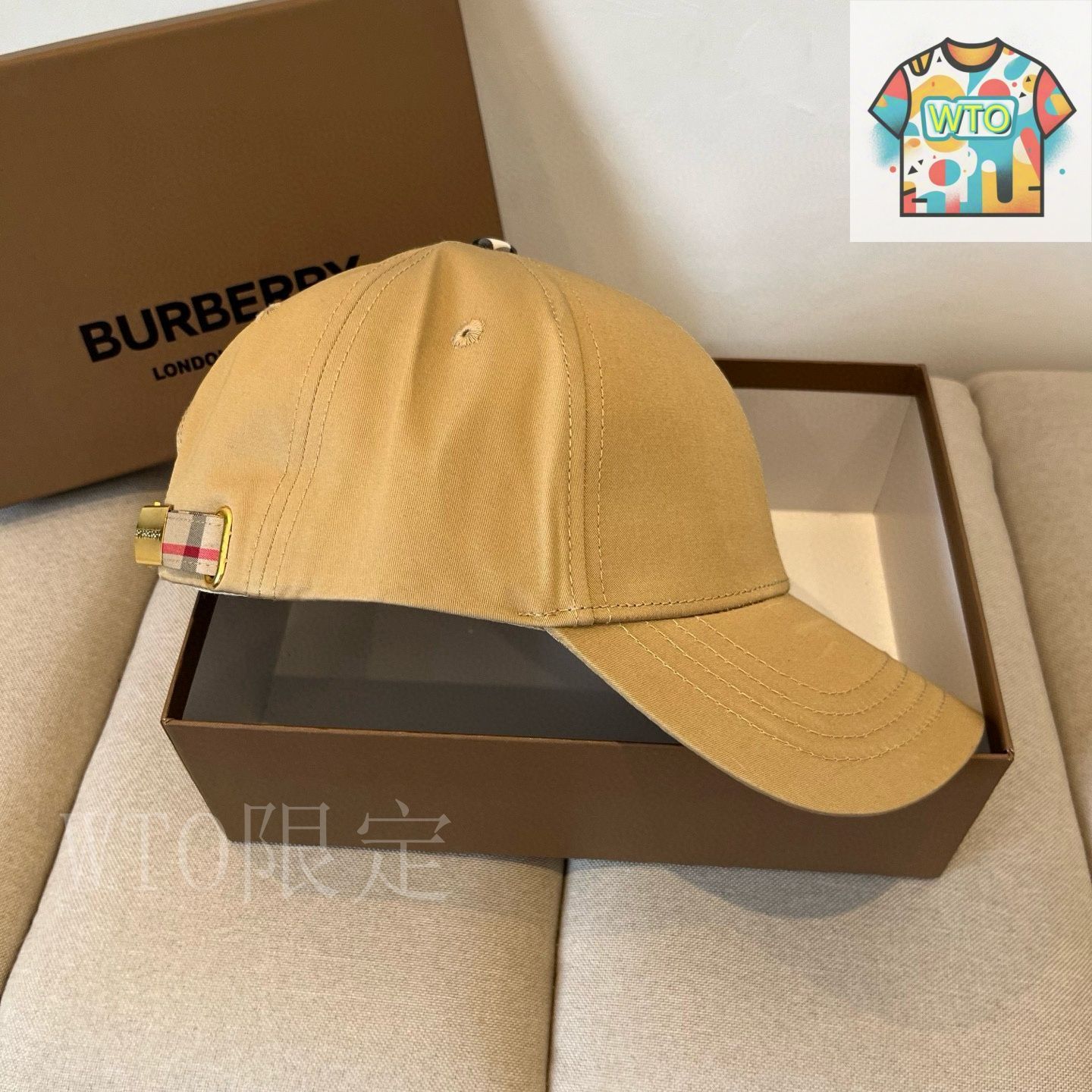 今日WTO】BURBERRY シンプルベースキャップ-1-4-KS62 - メルカリ