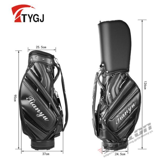 ゴルフキャディバッグメンズ男性用クラブケースゴルフ練習用軽量大容量ゴルフバッグゴルフケース