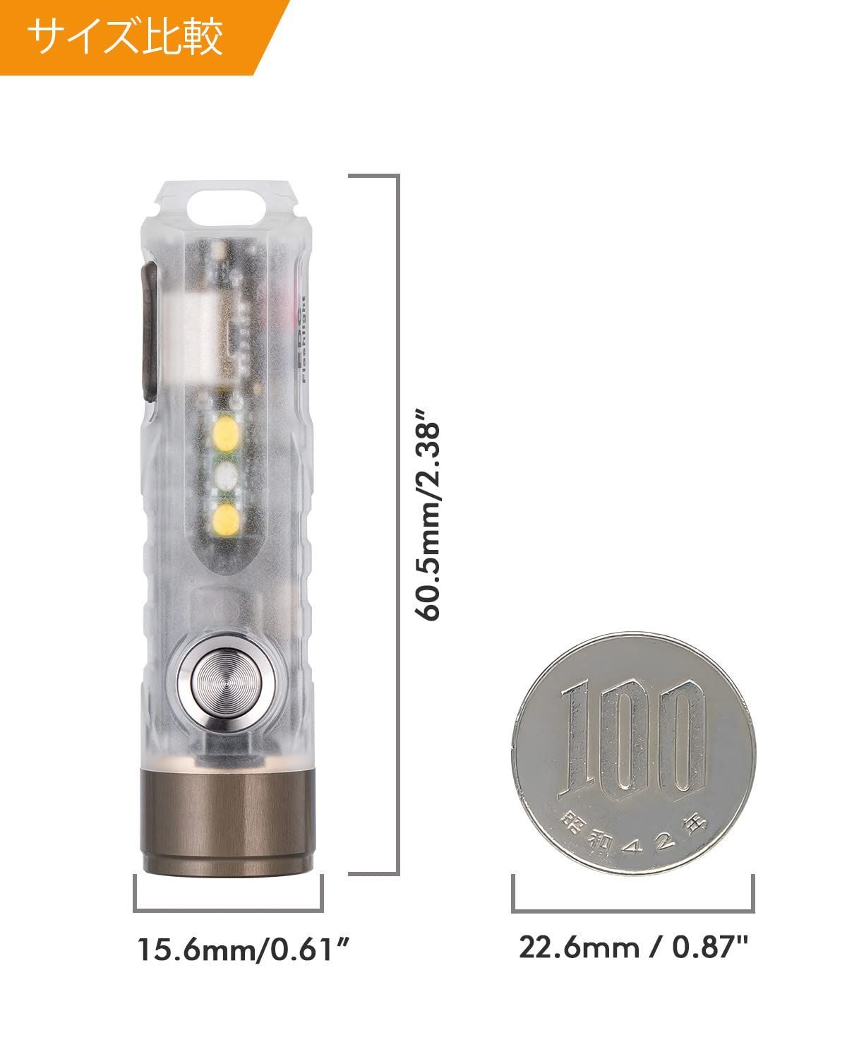 色:A7】LED 7075 超小型懐中电灯, 650 G4 高ルーメン超明るい - サン