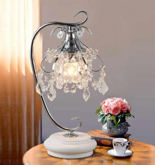 卓上スタンド クリスタル電気スタンド寝室照明クリエイティブ 大人気