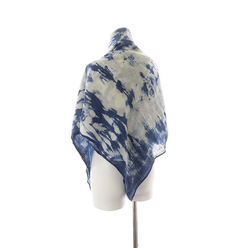 45rpm 藍染 大判 スカーフ ストール 45r フォーティーファイブアール