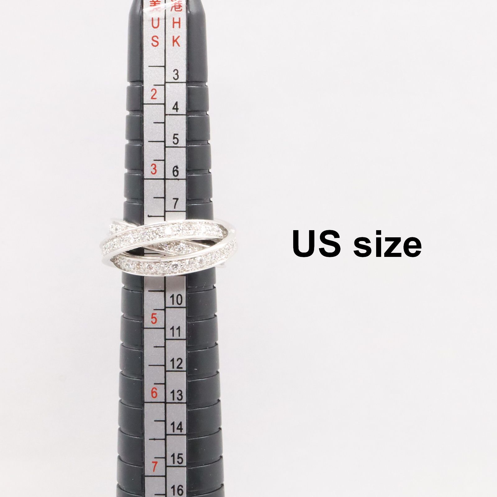 最終値下げCartierトリニティリングフルダイヤ