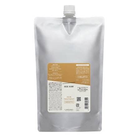 【新品】シーソー　ヘアトリートメント　Ｓ　スムース　つめかえ用　800ml SEE/SAW シーソー シーソウ トリートメントS（スムース）800ml 詰替用