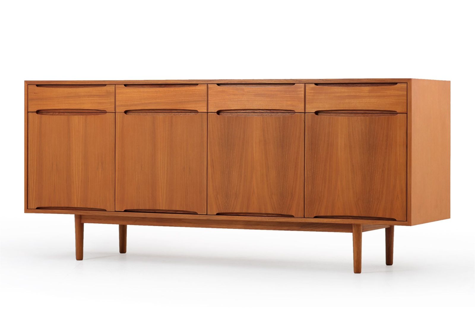 CHLOROS クロロス　キャビネット 定番】Leaf-handle リビングワイドキャビネット CHLOROS クロロス