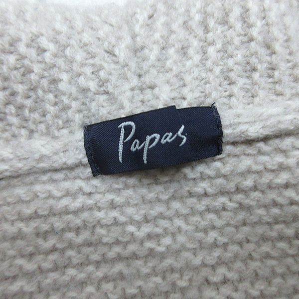 Papas / トップス/M/コットン/グレー/ワッペン Papas◇トップス/M/コットン/グレー/ワッペン 全商品 | Papas WEB SHOP