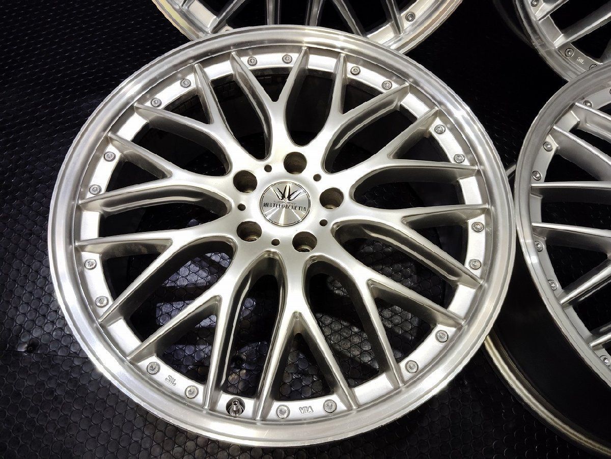 BADX ロクサーニ マルチフォルケッタ 社外ホイール 20インチ 4本 8J5HPCD114.3 38 アルファード ヴェルファイア RX等 VHH522