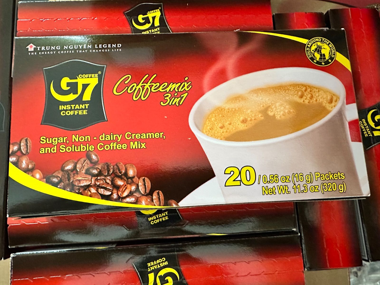motsuベトナムG7カフェ・オ・レ16g×200袋　スティック ベトナム G7インスタントコーヒー2点セット(カフェオレ
