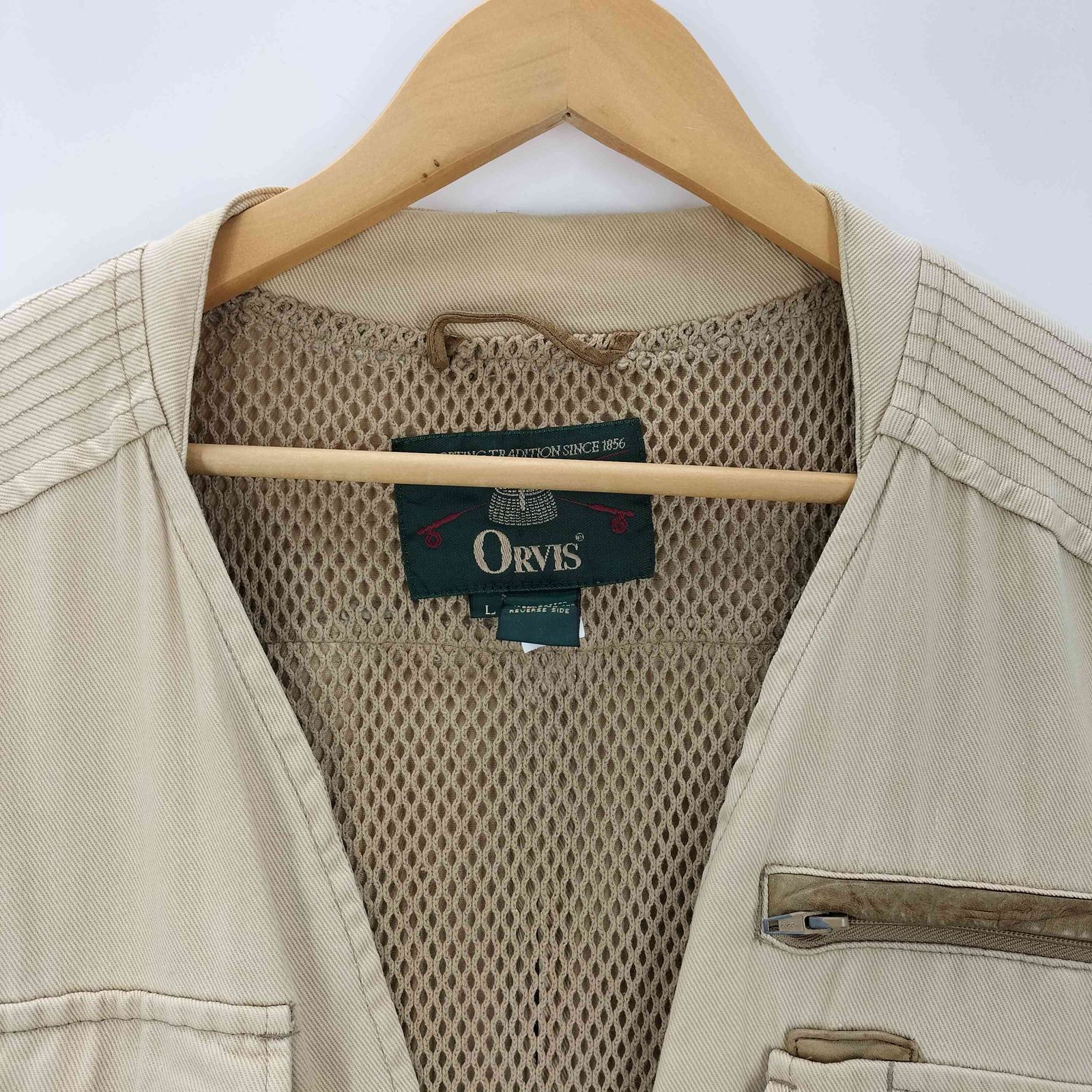 オービス ORVIS 80S-90S フィッシングベスト メンズ JPN：L