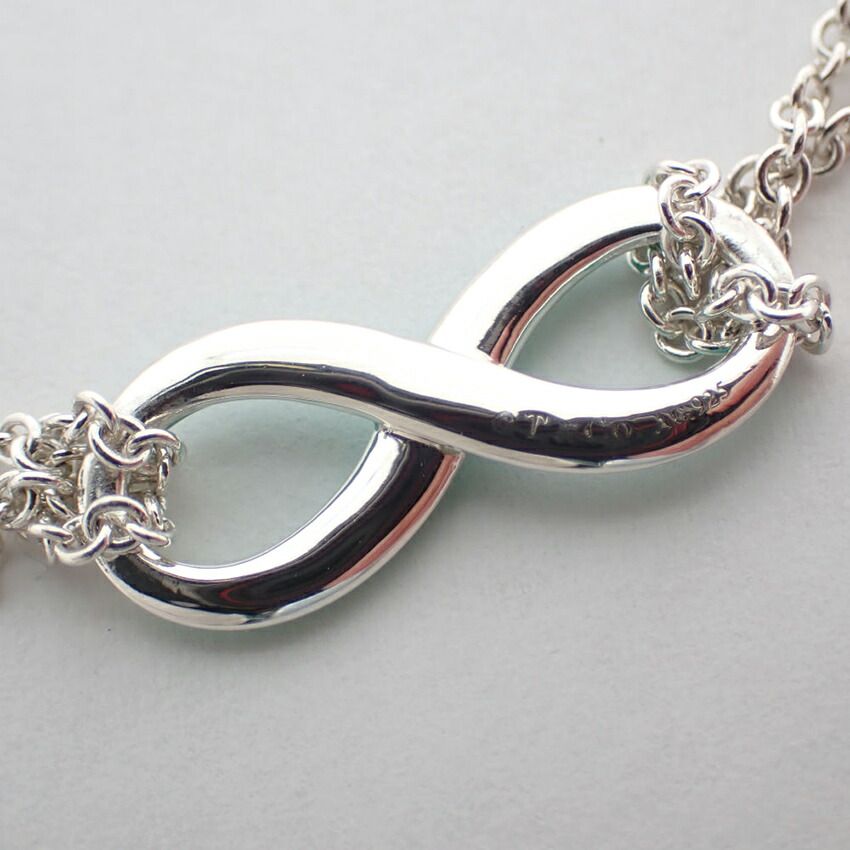 ティファニー 925 インフィニティ ブルー ブレスレット//g499-31  