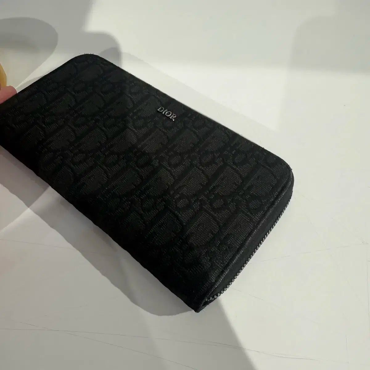 【✨あい✨】 ディオール オブリーク ラウンドファスナー 長財布 ブラック 楽天市場】Christian Dior クリスチャン ディオール エンボス