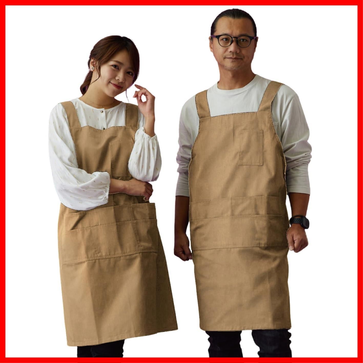 商品 大きいサイズ h型 エプロン ゆったりめ ビッグサイズ BIG エプロン 男女兼用 LL 3L おしゃれ レディース フーレット メンズ DIY アウトドア カフェ 保育士 HoowLet 介護 ポケット シンプル ツイル ペン差し付き