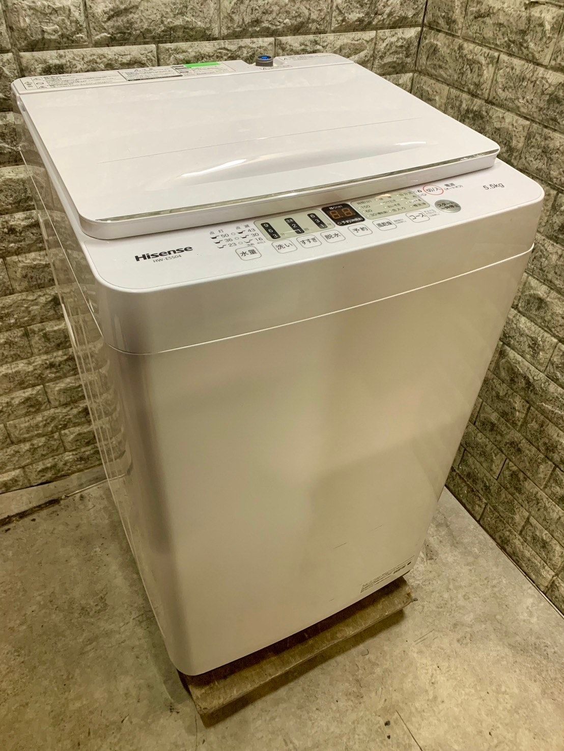 大阪限定○配送無料○2021年製○ハイセンス○HW-E5504○洗濯機