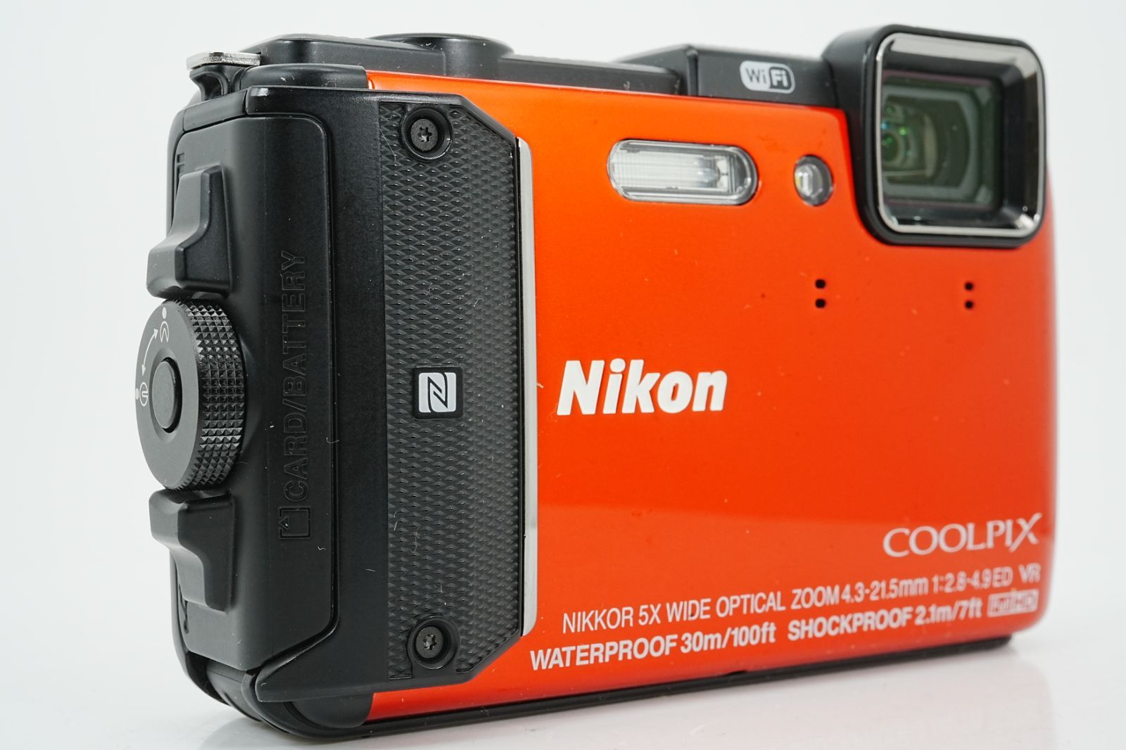 美品 Nikon デジタルカメラ COOLPIX AW130 オレンジ - メルカリ