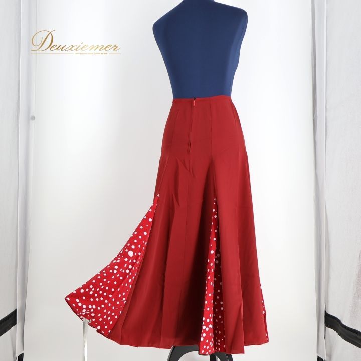 フラメンコ衣装　スカート　ファルダ　イベリア　エルモサ フラメンコ 衣装 ファルダ レッド系 エルモサ イベリア スカート