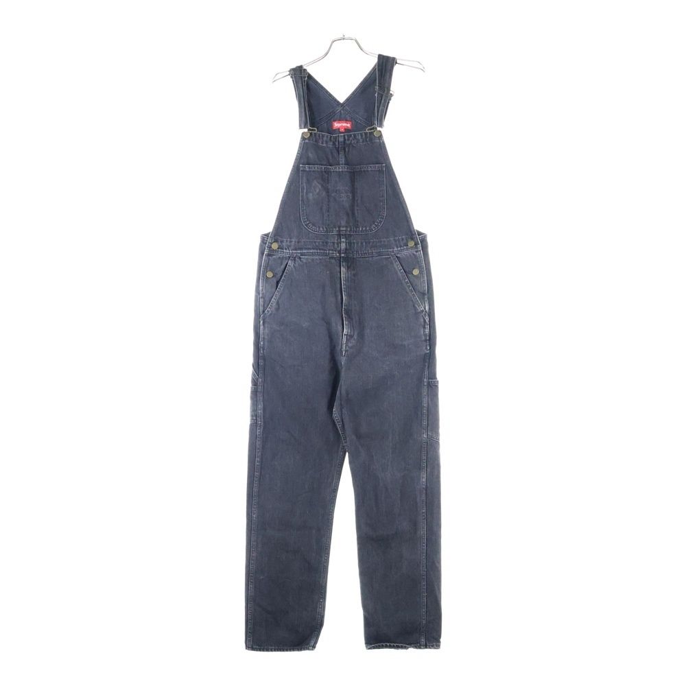 SUPREME シュプリーム 16AW Classic Logo Denim Overalls クラシックロゴ コットン デニム オーバーオール サロペット ブラック