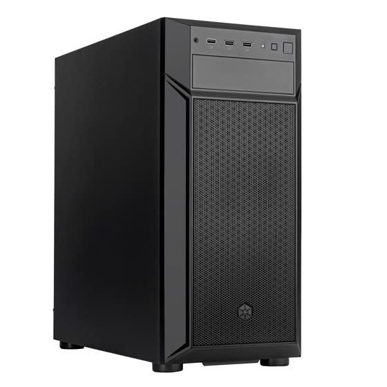 フロントメッシュ 5インチベイ搭載 Silver Stone SilverStone Silverstone PCケース FARAシリーズ SST-FA513-B-C メッシュ 高エアフローATX ブラック