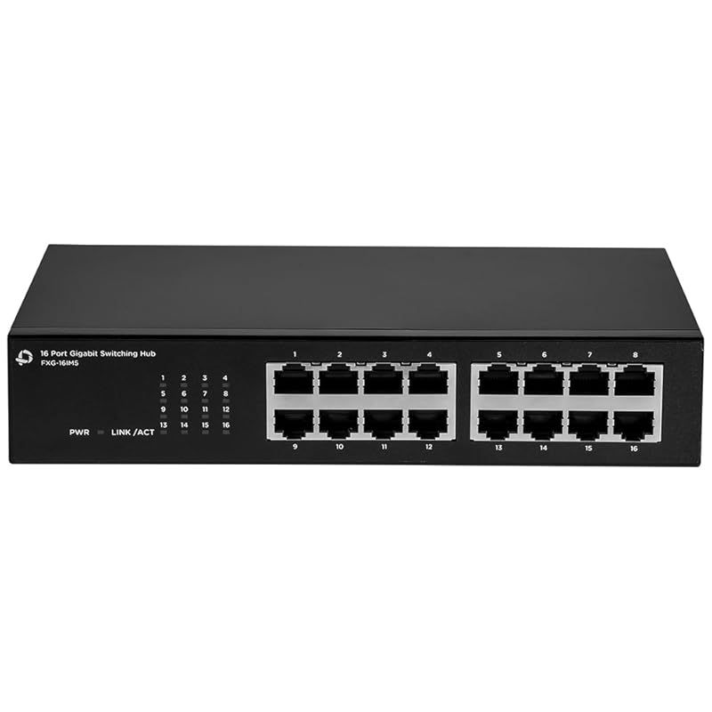 プラネックス PLANEX 16ポート ギガビットスイッチングハブ FXG-16IM5