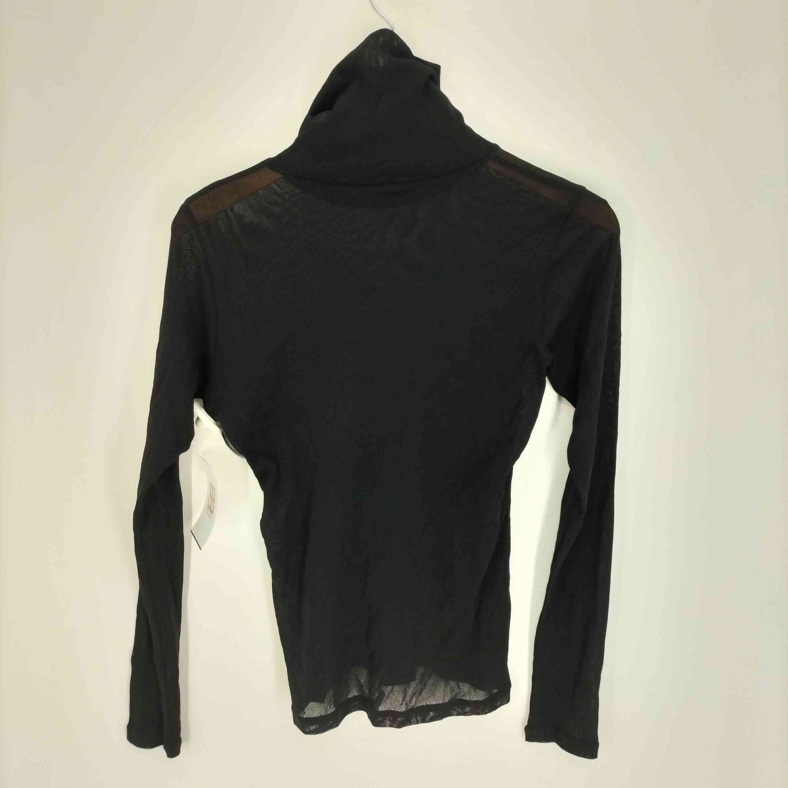 ミー イッセイミヤケ me ISSEY MIYAKE 16 AW ハイネック ナイロン シアー トップ レディース 表記無