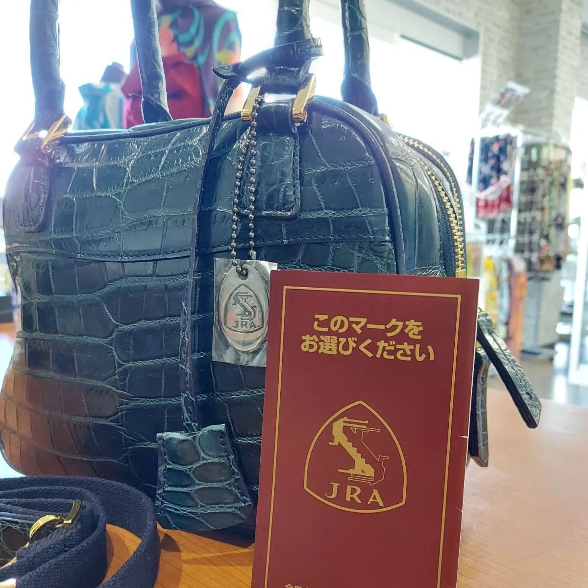 ファルチニューヨーク クロコダイル レザー 2WAY バック - メルカリ