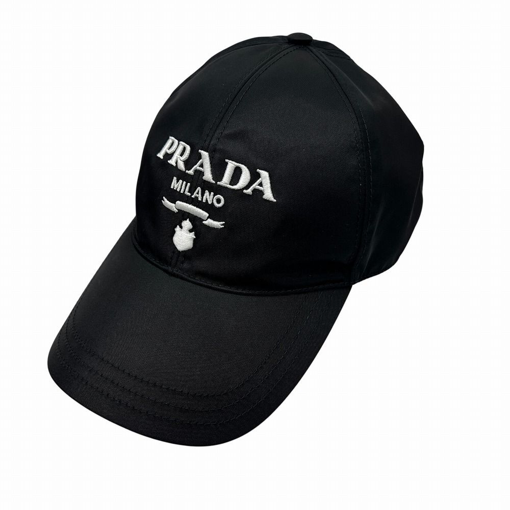 中古】PRADA プラダ 帽子 ベースボールキャップ キャップ ロゴ
