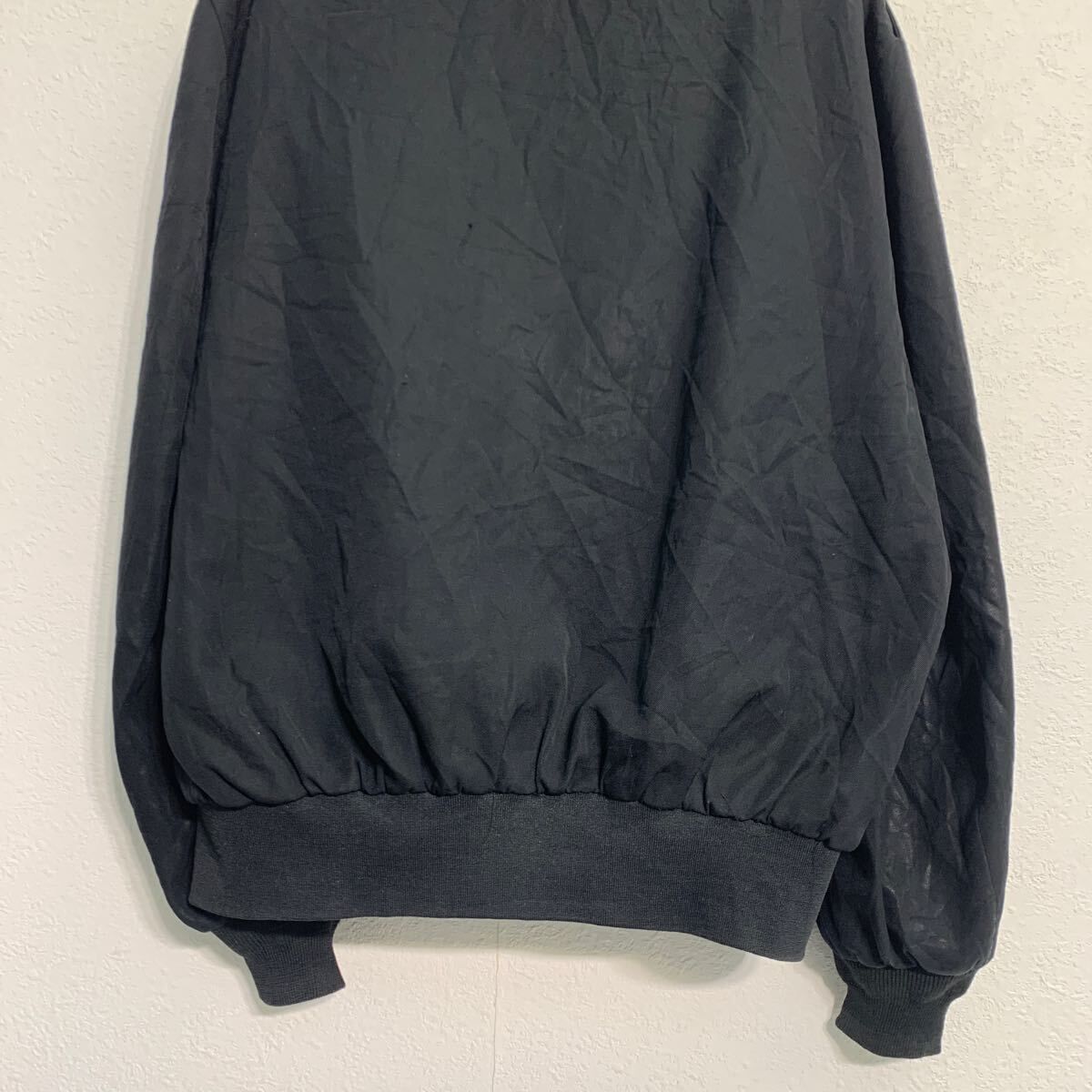 Neptune Garment Co. ブルゾンジャケット L 程 ブラック ジップアップ 