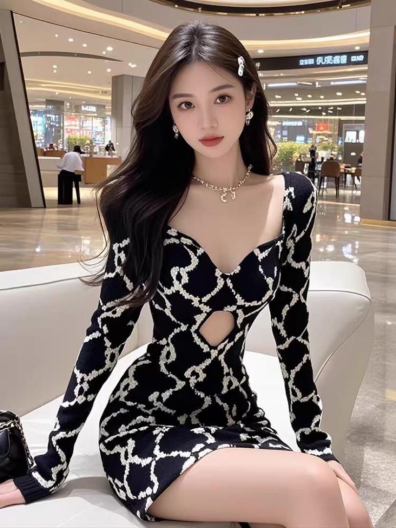 大人気❤️韓国風フレンチタイカラーの春夏ミニワンピース超モテ服 大人気❤️韓国風フレンチタイカラーの春夏ミニワンピース超モテ