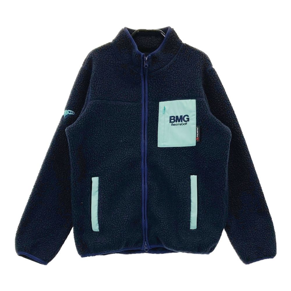 サイズ M BEAMS GOLF ビームスゴルフ 長袖 フリースジャケット ネイビー系 240101483519 ゴルフウェア レディース ストスト